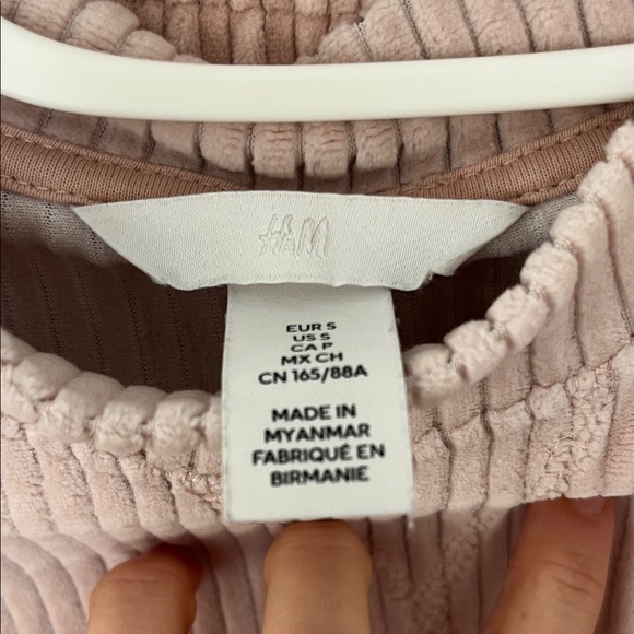 H&M Light Pink Ribbed Set - Picture 3 of 6